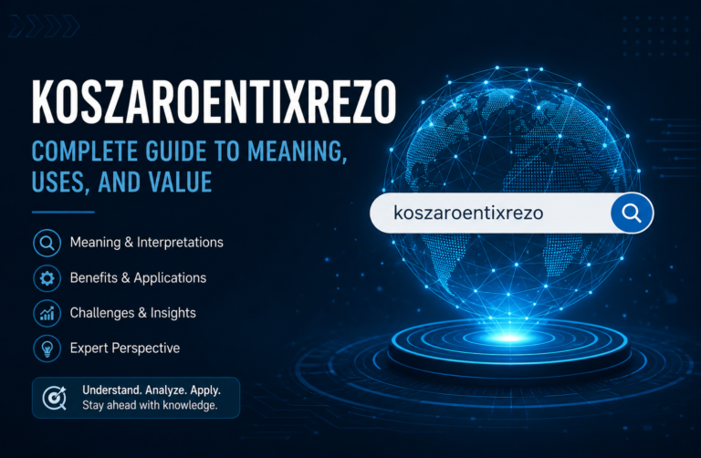 Koszaroentixrezo: Complete Guide to Meaning, Uses, and Value
