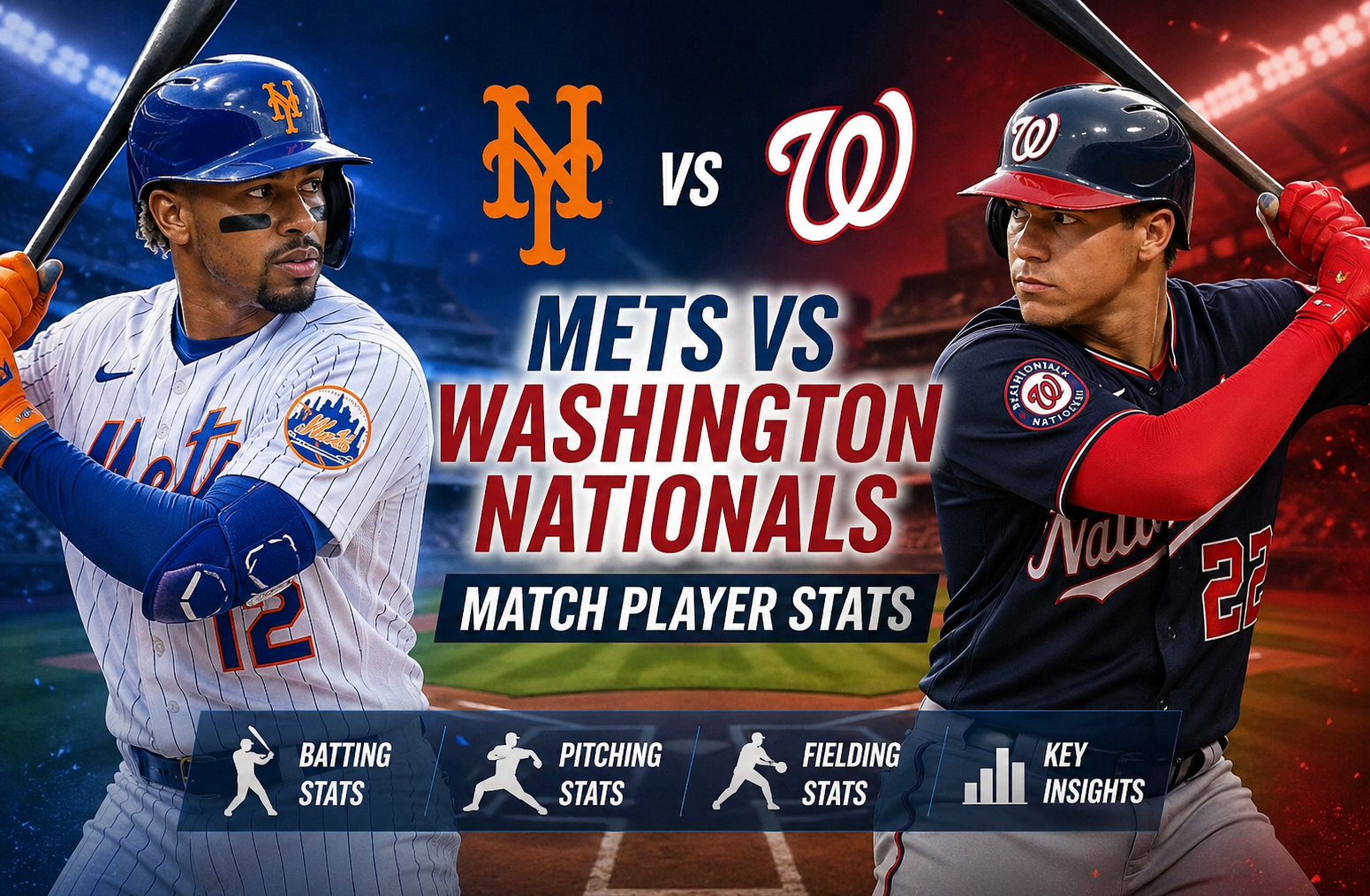 Mets vs Washington Nationals Match Player Stats