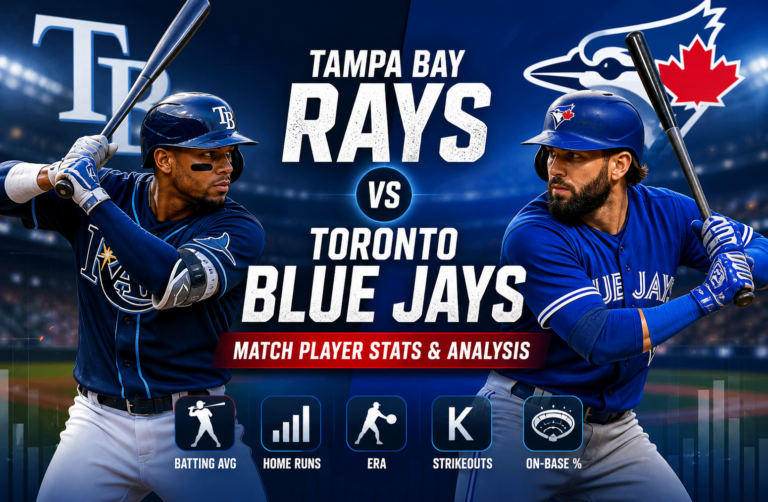 Tampa Bay Rays vs Toronto Blue Jays Match Player Stats