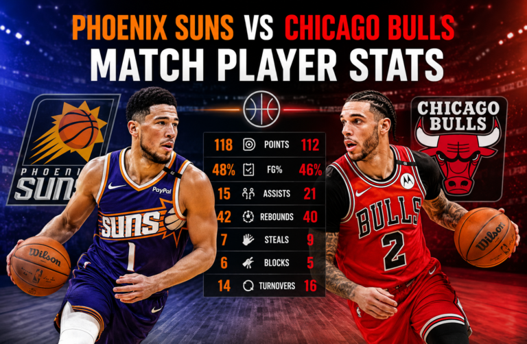 Phoenix Suns vs Chicago Bulls Match Player Stats